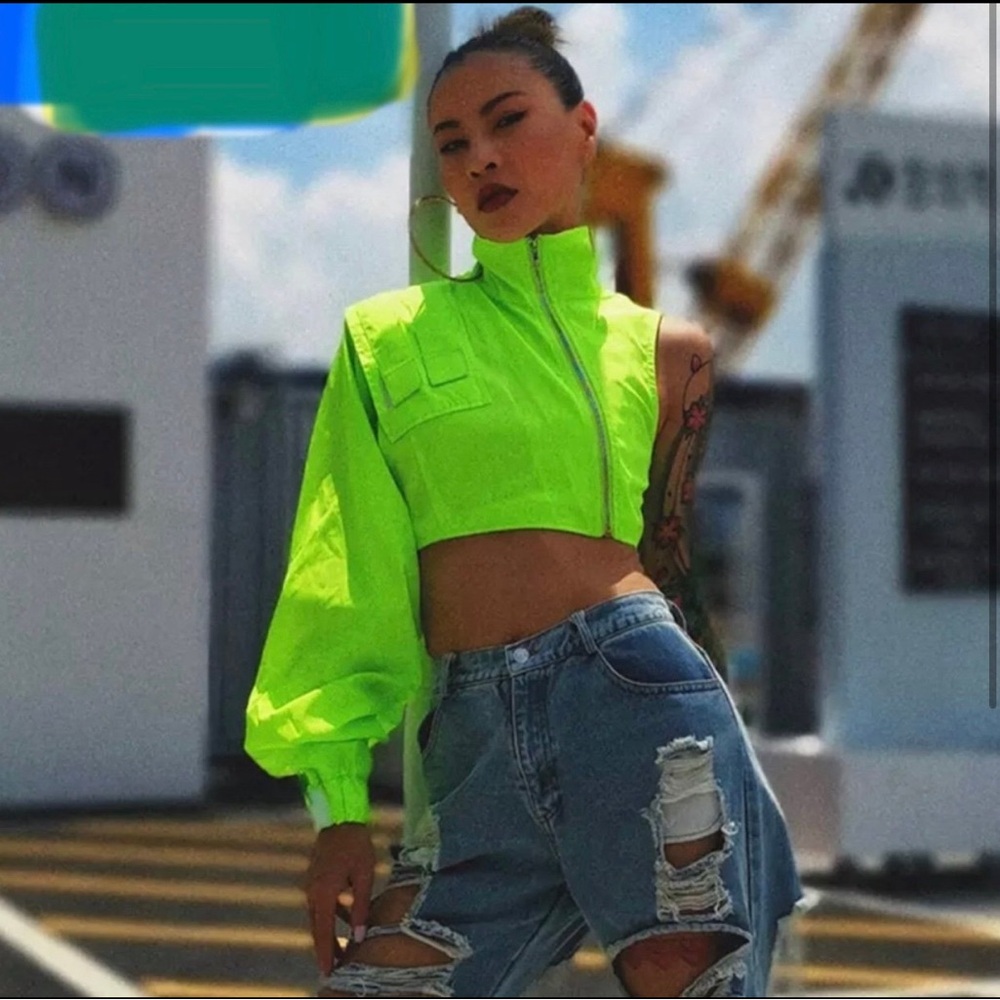 Neon Green Top